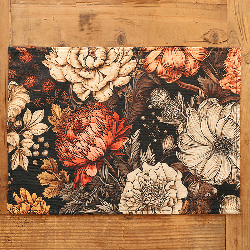 Sets de table en tissu imprimé